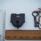 Original Old Iron Lock Antique Handmade Heavy Pad Lock Rare India Working #1501