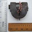 Original Old Iron Lock Antique Handmade Heavy Pad Lock Rare India Working #1549