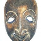 Tribal Wooden Mask, Old Rare Hand Coloured Handmade Original African Mask  #1594