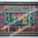 Rare Jagannath Puri Krishna Balraam Subhdra Original Old Print Orissa #2471