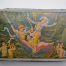 Old Sweets Tin Box, Rare Collectible Litho Printed Tin Boxes India #1432