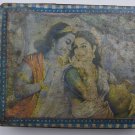 Old Sweets Tin Box, Rare Collectible Litho Printed Tin Boxes India #1447