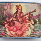 Old Sweets Tin Box, Rare Collectible Litho Printed Tin Boxes India #1377