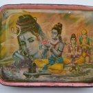 Old Sweets Tin Box, Rare Collectible Litho Printed Tin Boxes India #1383