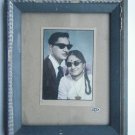 Original Old Hand Colour Photograph Indian Photo in Old Wooden Frame #2677
