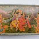 Old Sweets Tin Box, Rare Collectible Litho Printed Tin Boxes India #1409