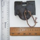 Original Old Iron Lock Antique Handmade Heavy Pad Lock Rare India Working #1520