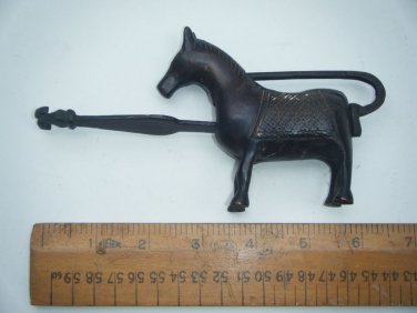 Brass Antique Finished Lock Handmade Heavy Pad Lock Rare India Working #0706