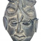 Tribal Wooden Mask, Old Rare Hand Coloured Handmade Original African Mask  #1585