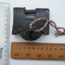 Original Old Iron Lock Antique Handmade Heavy Pad Lock Rare India Working #1507