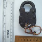 Original Old Iron Lock Antique Handmade Heavy Pad Lock Rare India Working #1517