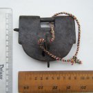 Original Old Iron Lock Antique Handmade Heavy Pad Lock Rare India Working #1547