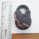 Original Old Iron Lock Antique Handmade Heavy Pad Lock Rare India Working #1543