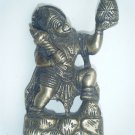 Brass Hanuman Antique Temple Statue Collectible Hindu Monkey God India #894