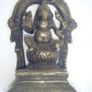 Antique Hindu God GANESHA Traditional Indian Statue Brass Elephant God Rare #855