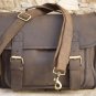 15" Stylish Handmade Real Leather Bag, Brown Laptop Corporate Office Bags #182