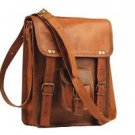 13" Mens Satchel Leather Vintage Leather Messenger Bag Shoulder Bag #411