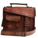 Stylish Men's Genuine Leather Brown Shoulder Messenger Bag Satchel #D444