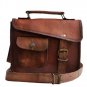 Stylish Men's Genuine Real Leather Shoulder Messenger Laptop Sling Bag #D447