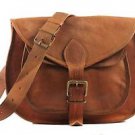 13" Brown Leather Women's Genuine Bag /Handbag / Tote / Purse/ Shopping Bag #418