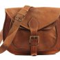 13" Brown Leather Women's Genuine Bag /Handbag / Tote / Purse/ Shopping Bag #418