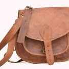 8" Original Handmade Leather Bag, Woman Girls Purse Pure Leather India #140