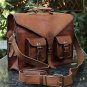 Vintage Style Handmade Leather Briefcase Office Messenger Vintage Bag #407