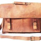 18" Retro Original Handmade Leather Bag, Unisex Backpack Trekking Bags #174