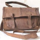 12" New Retro Original Handmade Leather Bag, Unisex Backpack Trekking Bags #175