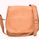 Side Sling Leather Messenger Laptop Cross Bag Books Travel Handmade Purse #145
