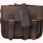 Classic Original Handmade Leather Bag, Unisex Laptop Messenger Office Bags #163