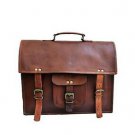 15" Men Genuine Leather Laptop Bag Messenger Bag Macbook Satchel Briefcase#D467