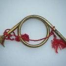 Vintage Brass Horns Christmas Decor Hand Crafted India Festive Horn 6.5" #715