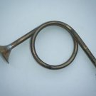 Vintage Brass Horns Christmas Decor Hand Crafted India Festive Horn 6.5" #714