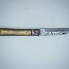 Vintage Brass Knife Iron Head Durable Old Rare Metal Knives India #1061