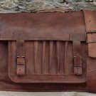15" Stylish Handmade Real Leather Bag, Brown Laptop Corporate Office Bags #178