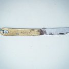 Vintage Brass Knife Iron Head Durable Old Rare Metal Knives India #1059