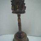 Temple Old Brass Vishnu's Garuda Bell, Rare Collectible Artifact from India #896