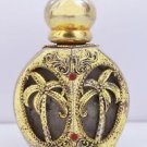 Glass Bottle Lead Cutting Case Old Tower Shaped Jewel Glass Perfume Bottle #1313