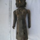 Antique Original Wooden Gangour Ladies Woman Handcarved Wooden Figurine #123