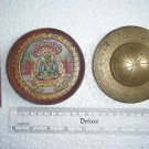 Old Original Brass Box Gattaji with Miniature Painting Jain Tirthankar #315