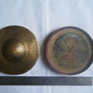 Old Original Brass Box Gattaji with Miniature Painting Hindu Goddess Rare #143