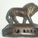 Antique Finished Brass Bathing Skin Scrapper, Unique Lion Home Decor & Gift #524