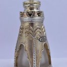 Al-Rehab Glass Bottle Lead Cutting Case Old Jewel Perfume Bottle, Saudi KSA#1635