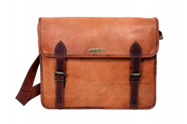 Handmade Natural Leather Laptop Bag