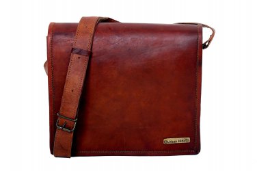 Handmade Vintage Leather Laptop Bag
