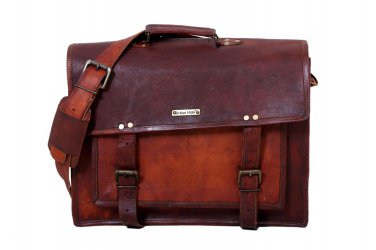 Handmade Natural Leather Cross Body Bag