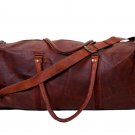 Handmade Natural Leather Duffel Bag