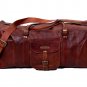 Handmade Natural Leather Duffel Bag