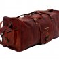 Handmade Natural Leather Duffel Bag